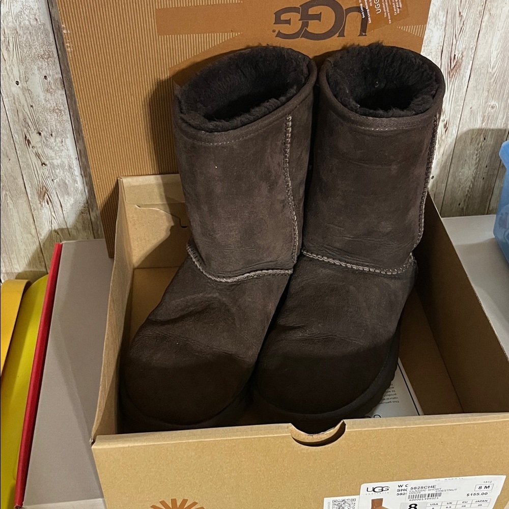 UGG Classic chocolate  colored Boots